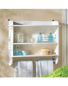 NANTUCKET BATHROOM WALL SHELF