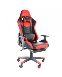 GAMEFITZ GAMING CHAIR IN BLACK AND RED