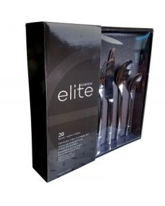GIBSON ELITE SPARLAND 20 PIECE STAINLESS STEEL FLATWARE SET