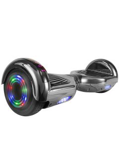 HOVERBOARD IN BLACK CHROME WITH BLUETOOTH SPEAKERS