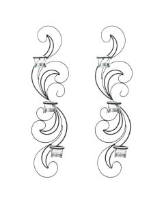 WISP CANDLE SCONCE SET
