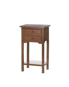 NATURAL WOODEN SIDE TABLE