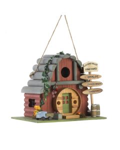 VINTAGE WINERY BIRDHOUSE