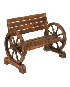 WAGON WHEEL BENCH